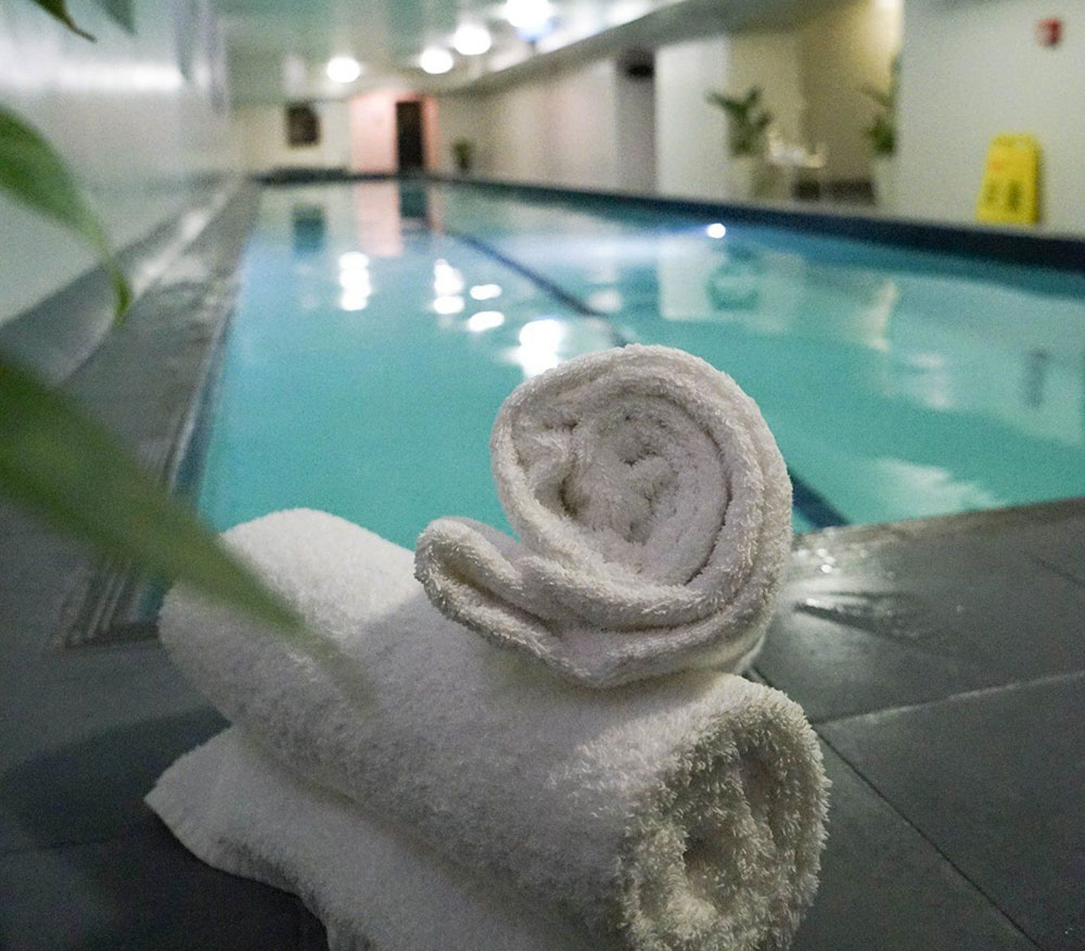 Christchurch Central City Gym – The Heritage Health Club in the Square, Christchurch CBD Free Gym & Pool Towels to use | Fully-Equipped Gym Lap-Pool/Spa & Sauna
